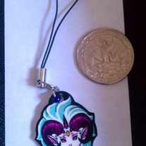 Demon Lady phone charm