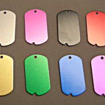 GI Dog Tag Gold