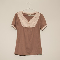 Anthropologie Purple Top