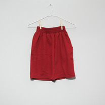 American Apparel Red Fleece Skirt