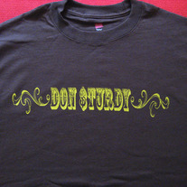 Don Sturdy Logo with Scrolls Chocolate Shirt