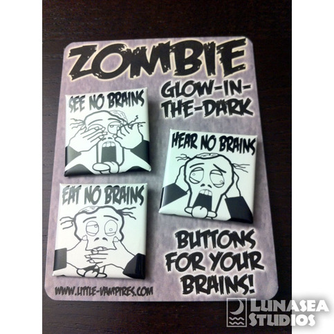 Zombies Button Set