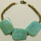 Bronze and Turquoise Bracelet - Thumbnail 1