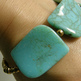 Bronze and Turquoise Bracelet - Thumbnail 2