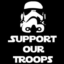 Support Our Troops T-shirt - Black