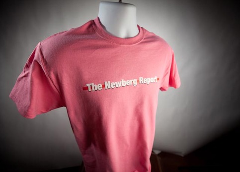 The Newberg Report Tee (pink)