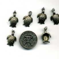 Sea Turtle Charms (set of 6)