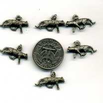 Tiger Pewter Charms (set of 6)