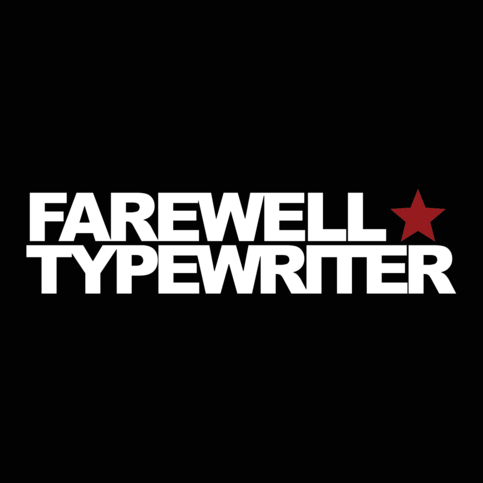 Farewell Typewriter star logo women's T-shirt