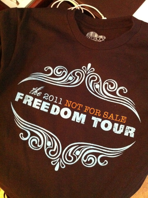 Official "Not For Sale" Freedom Tour Shirt