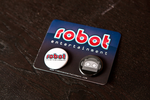 Grey "Bot" Button Pack