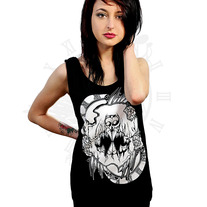 White Koala Skull Tank  (UNISEX)