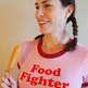 Food Fighter - Red Women's Ringer - Thumbnail 1