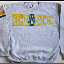 Mens "Glow MI" crew.sweatshirt...