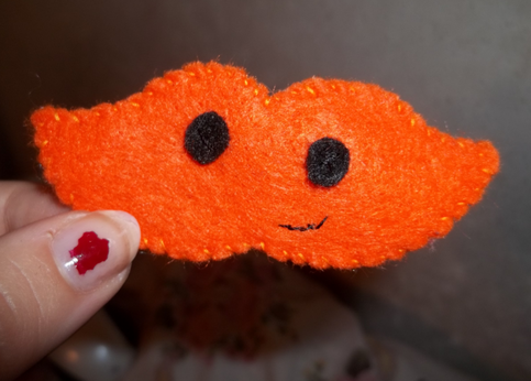Mustache pin! (ginger)