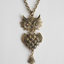Plain Owl Necklace