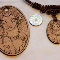 Ki'Lin Pendant (Simple, Small)