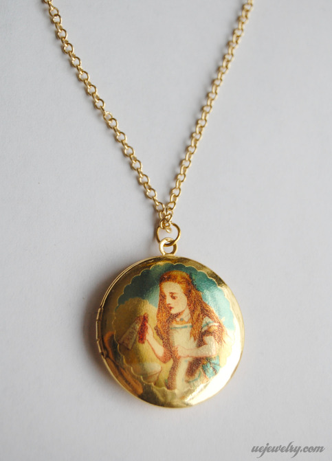 SALE- Alice "Drink Me" Necklace