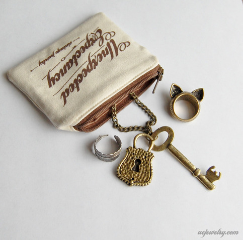 Custom UE Jewelry Zipper Pouch