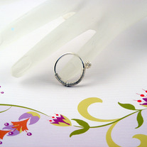 Sterling Silver Balled-up Pixie Ring