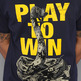 The Poker Snake Tee in Navy - Thumbnail 1