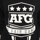 The AFG Rank Crewneck in Black - Thumbnail 1