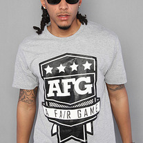 The AFG Rank Tee in Heather