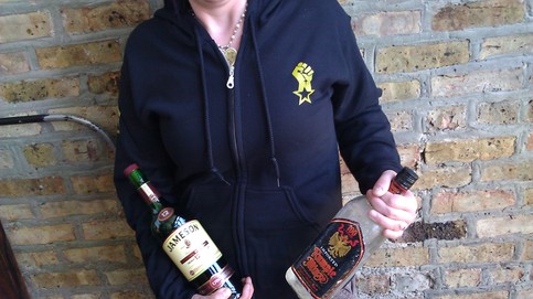 Red Scare "Fist Logo" Hoodie (Black: Sm, Md, Lg, XL)
