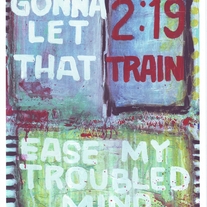 Trouble in Mind--Original Painting PRINT (8.5 x 11) by Hilary Blackwood