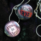 Magnetic Interchangeable Button Pendant Necklace, with Find The Heart 1" Button - Thumbnail 2