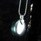 Magnetic Interchangeable Button Pendant Necklace, with Find The Heart 1" Button - Thumbnail 4