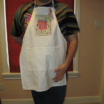 Chef's apron with Cakenstein