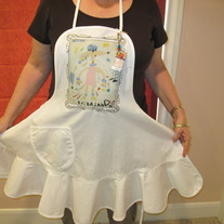 Ladies apron with Poodles Galore