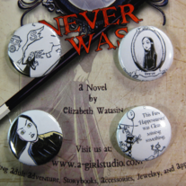 1" Button Set B, Fey Dently
