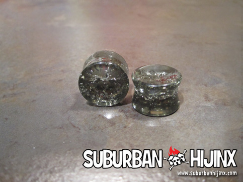 Smokey Cracked Quartz Saddle Plug