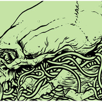 PARASITIC GLOW IN THE DARK PRINT by MUNK ONE