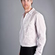 Gryphon on White - Men's LS Dress Shirt - Thumbnail 1