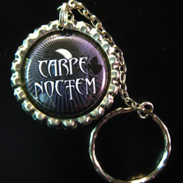 Keychain, Carpe Noctem purple