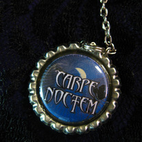 Keychain, Carpe Noctem blue