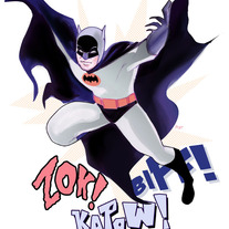 Old School Batman print