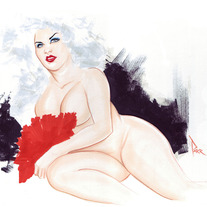 Classic Pin Up art print