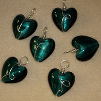 Wire wrapped ~ pendant