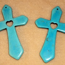 Pendant ~ Cross with heart