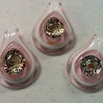 Pendants ~ Pink Glass