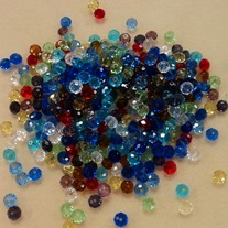 Bulk Beads ~ Rondelle Crystals