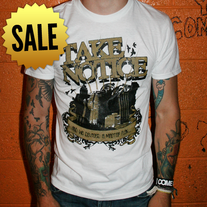 TEE | Take Notice City Skyline (White) *SALE*
