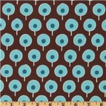 Fat Quarter-Sugar Pop Buds Brown/L80621 18