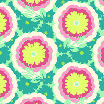 Fat Quarter-Soul Blossom Buttercups in Spearmint/AB 62