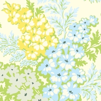Fat Quarter-Nicey Jane Picnic Bouquet Sky/HB 18 Sky
