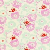 Fat Quarter-Nicey Jane Wash Day Ticking Pink/ HB13 pink